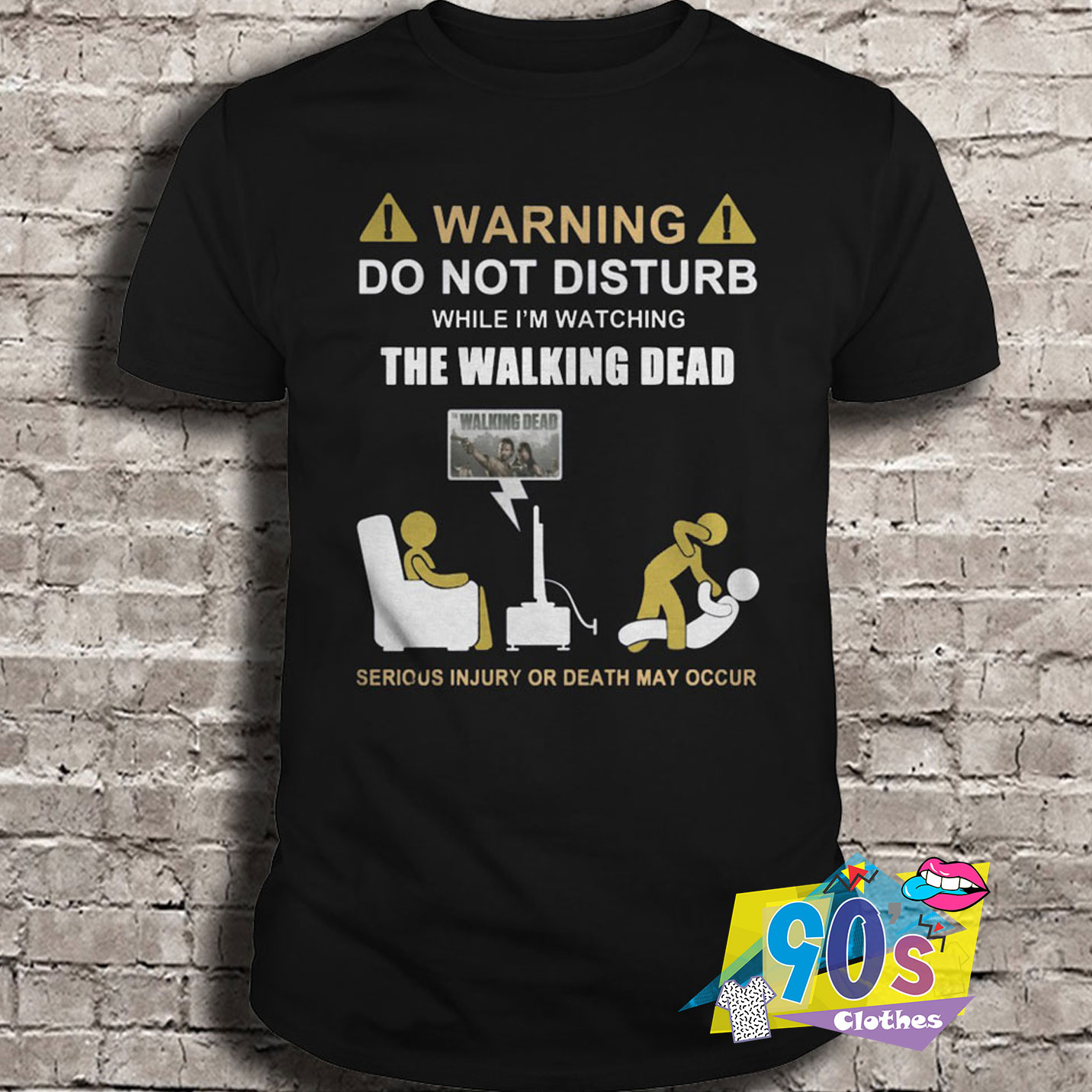 Do Not Disturb While I'm Watching The Walking Dead T Shirt